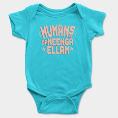 Humans Ah Da Neenga Ellam? Onesie/Romper in SkyBlue Color