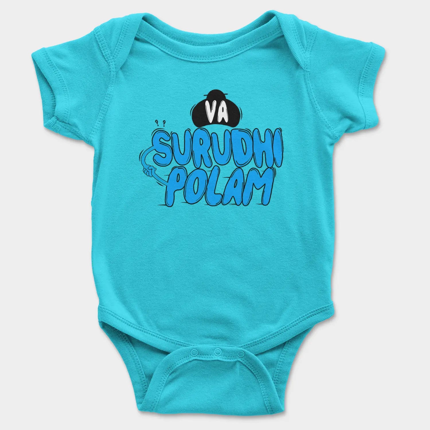 Va Surudhi Polam Onesie/Romper in SkyBlue Color