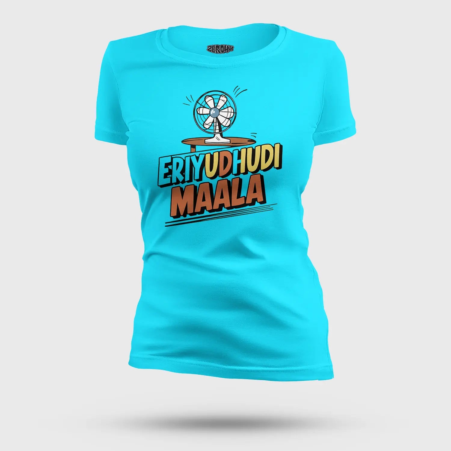 Eriyudhudi Maala Women's T-Shirt in SkyBlue Color