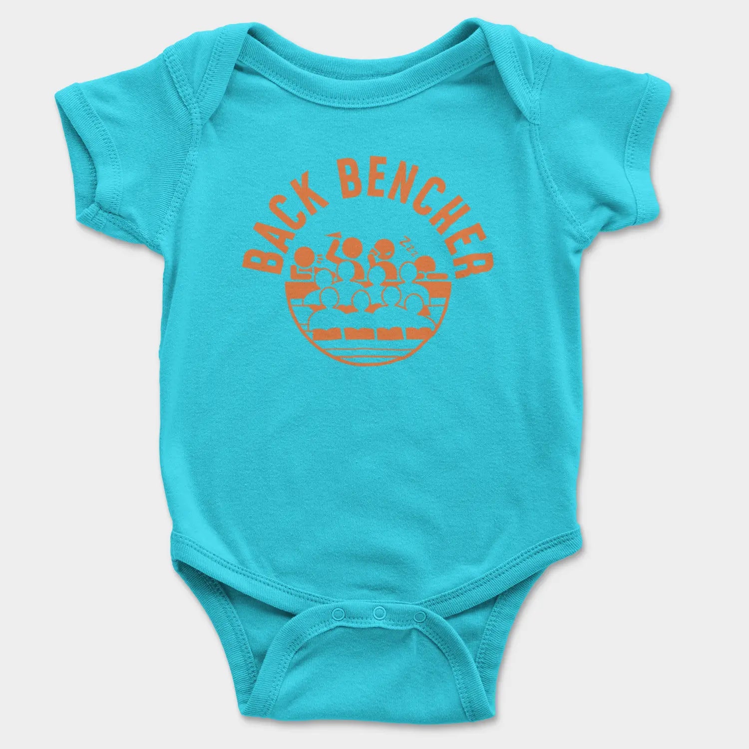 Back Bencher Onesie/Romper in SkyBlue Color