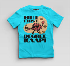 But First Degree Kaapi Boys Round Neck T-Shirt in SkyBlue Color