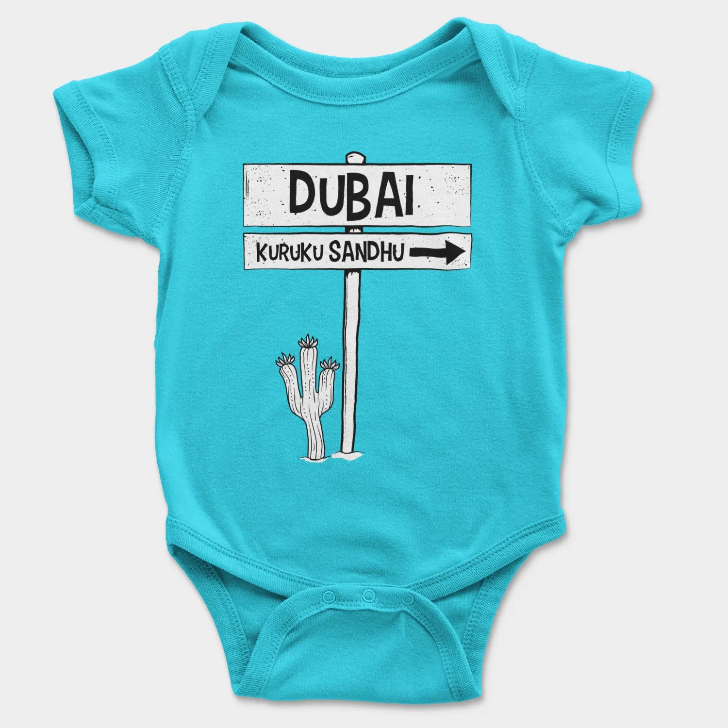 Dubai Kuruku Sandhu Onesie/Romper in SkyBlue Color
