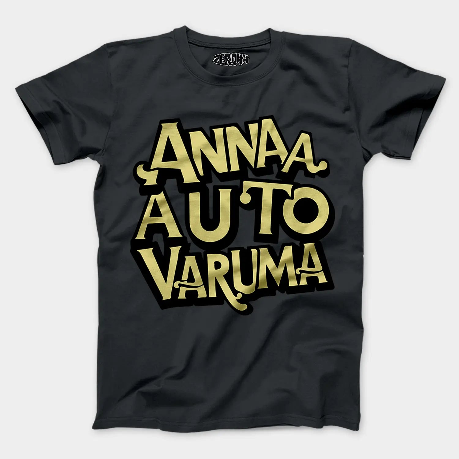 Anna Auto Varuma Men/Unisex T-Shirt in Steel Grey Color