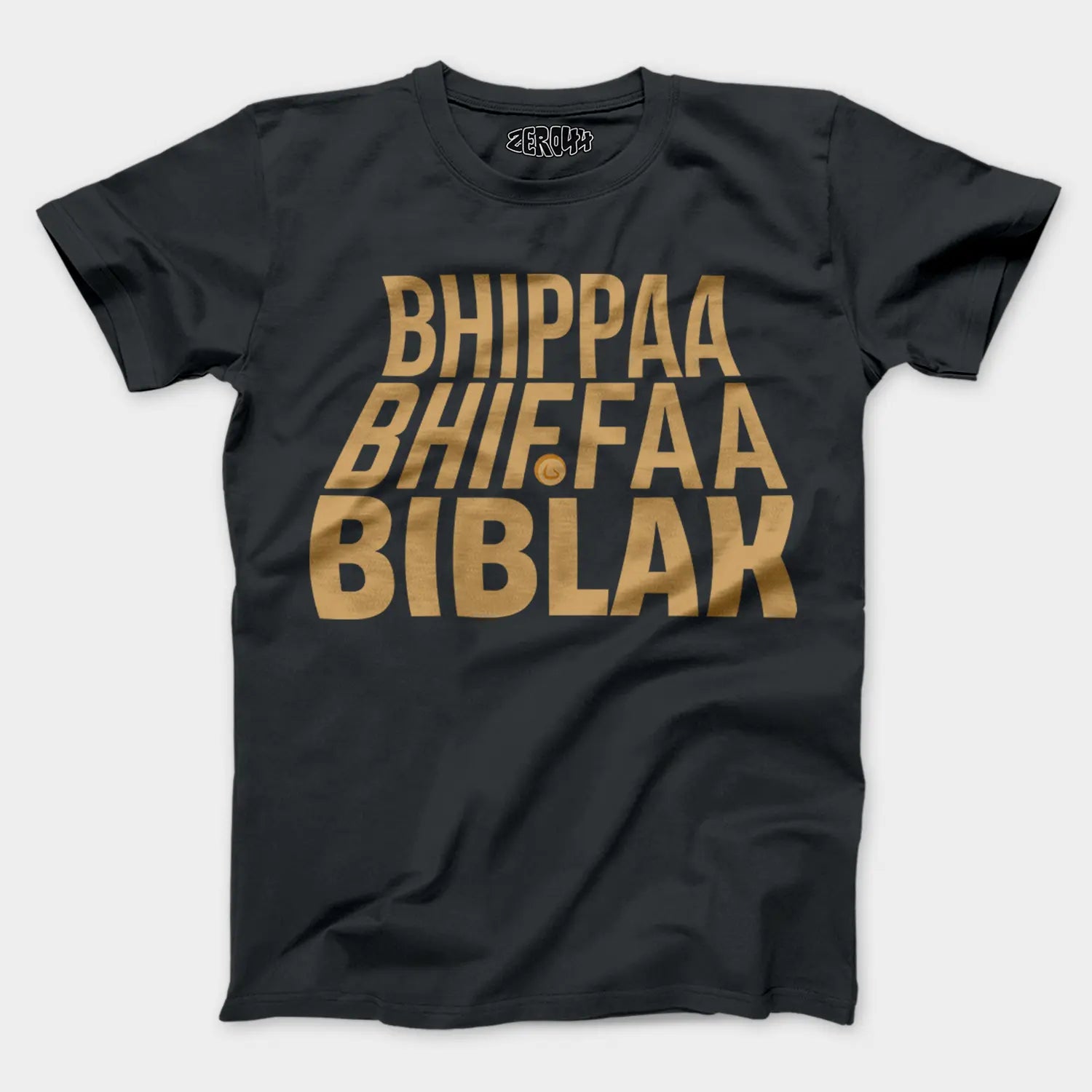Bhippa Bhiffa Biblak Men/Unisex T-Shirt in Steel Grey Color