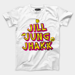Jill Jung Jhakk Men/Unisex T-Shirt in White Color