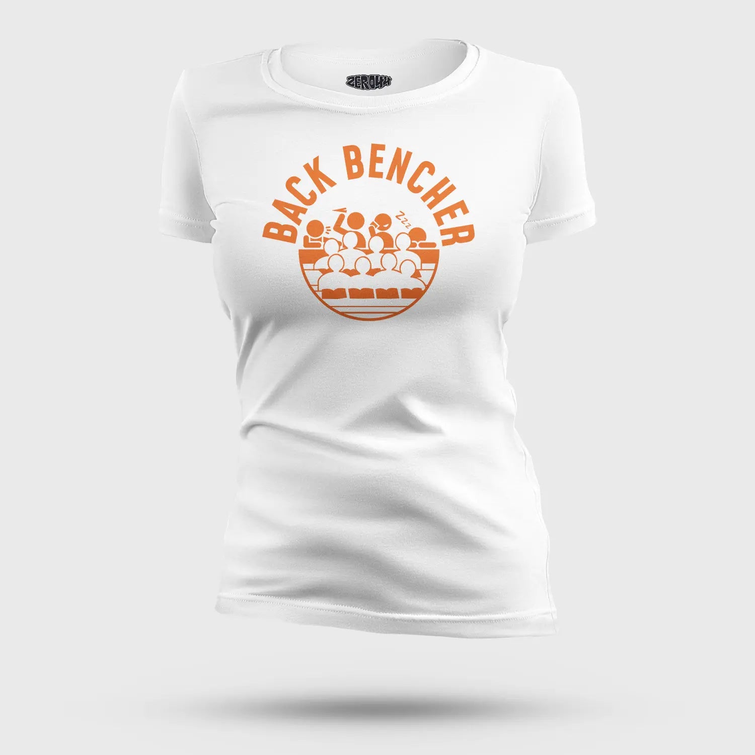 Back Bencher Women's T-Shirt in White Color