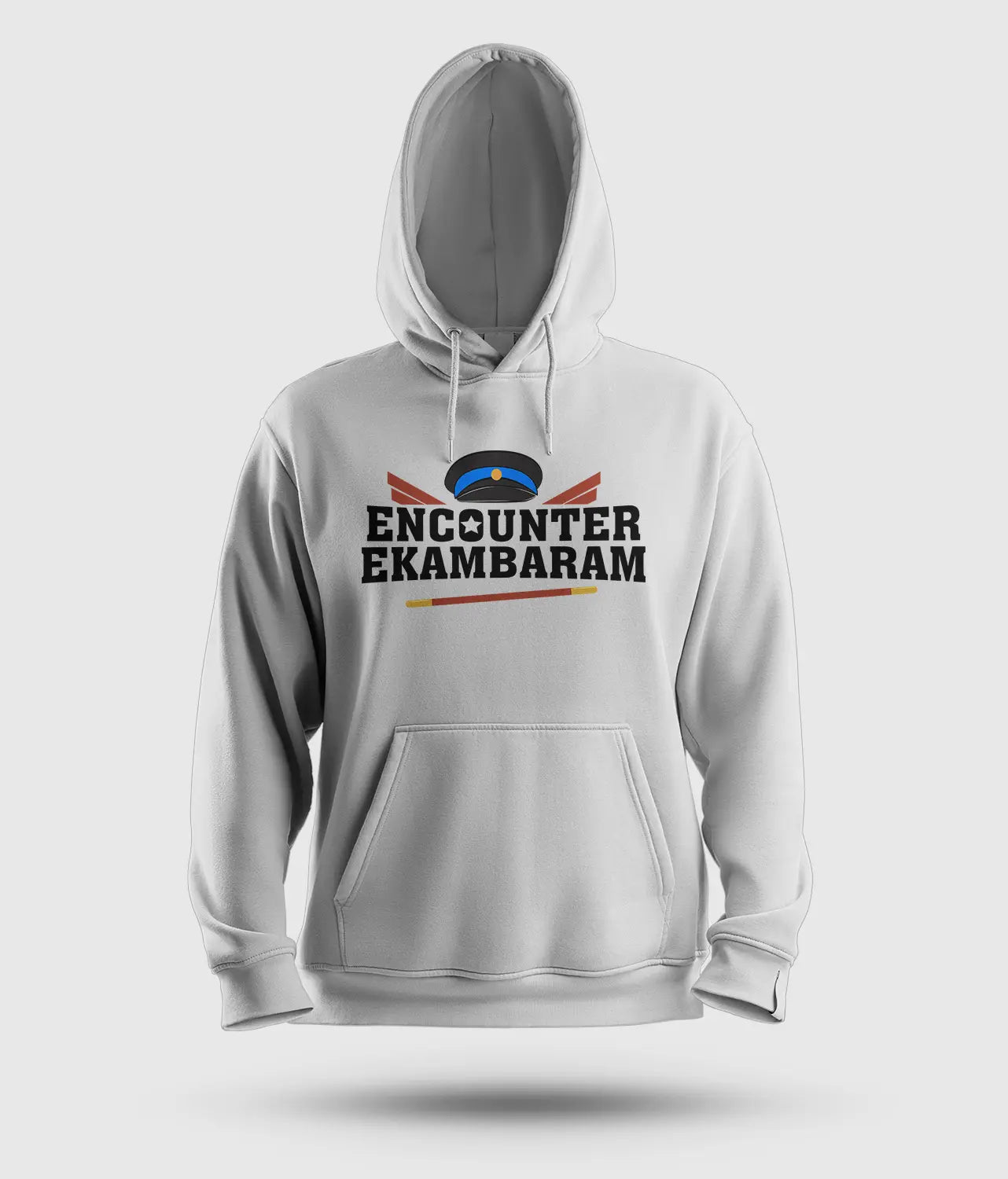 Encounter Ekambaram Men/Unisex Hoodie in White Color