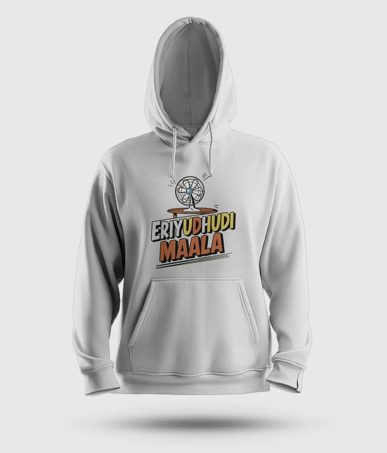 Eriyudhudi Maala Men/Unisex Hoodie in White Color