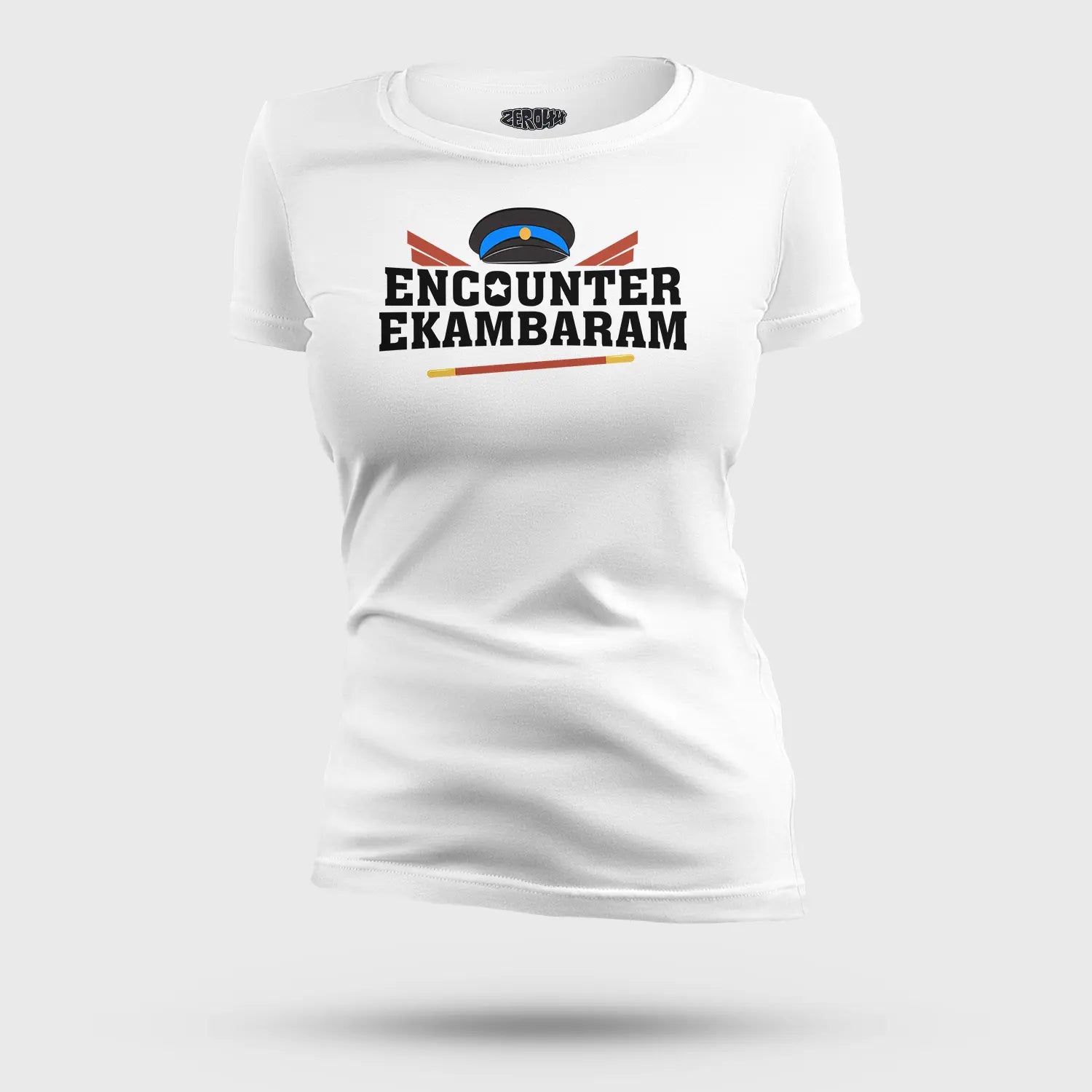 Encounter Ekambaram Women's T-Shirt in White Color