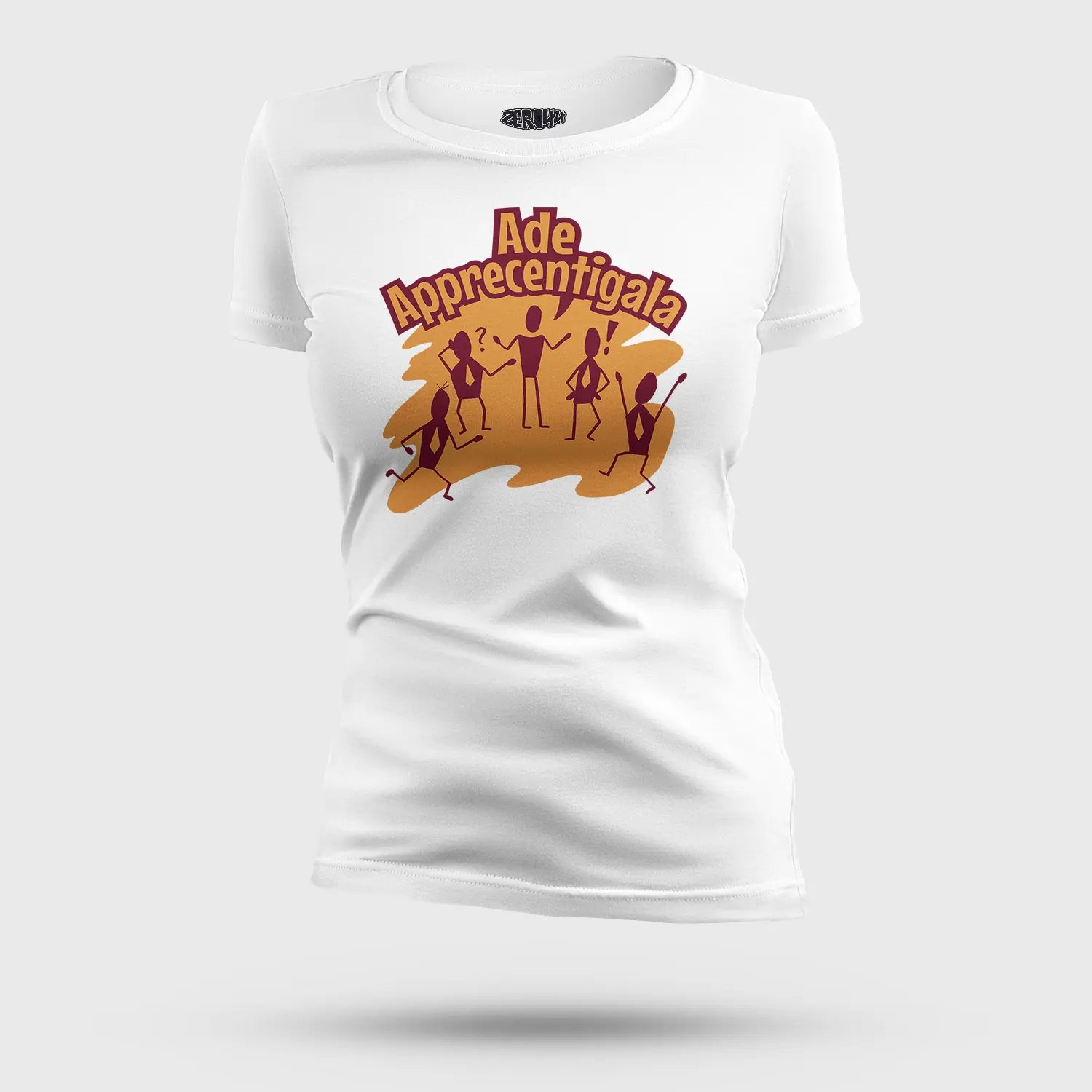 Ade Apprecentingala Women's T-Shirt in White Color