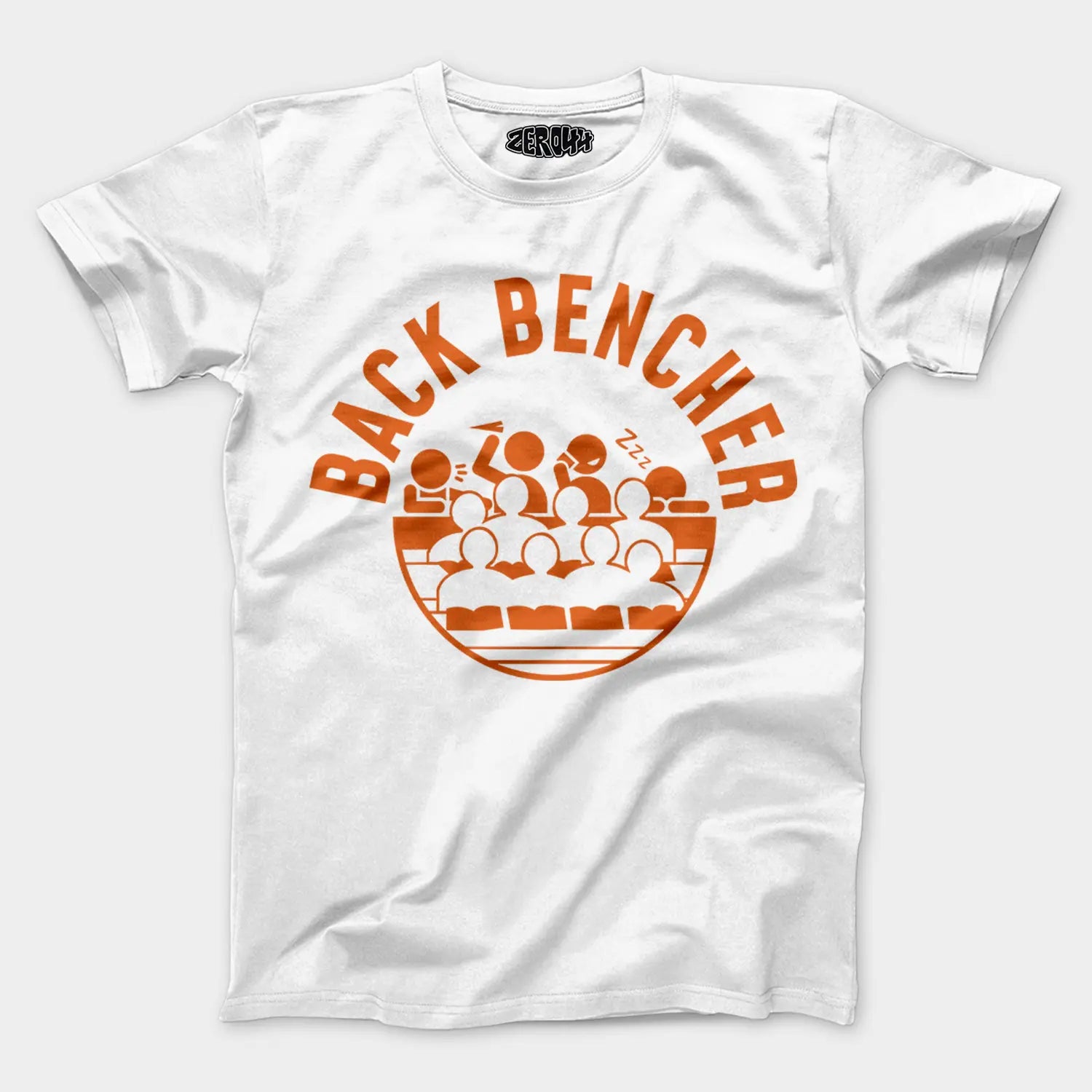 Back Bencher Men/Unisex T-Shirt in White Color