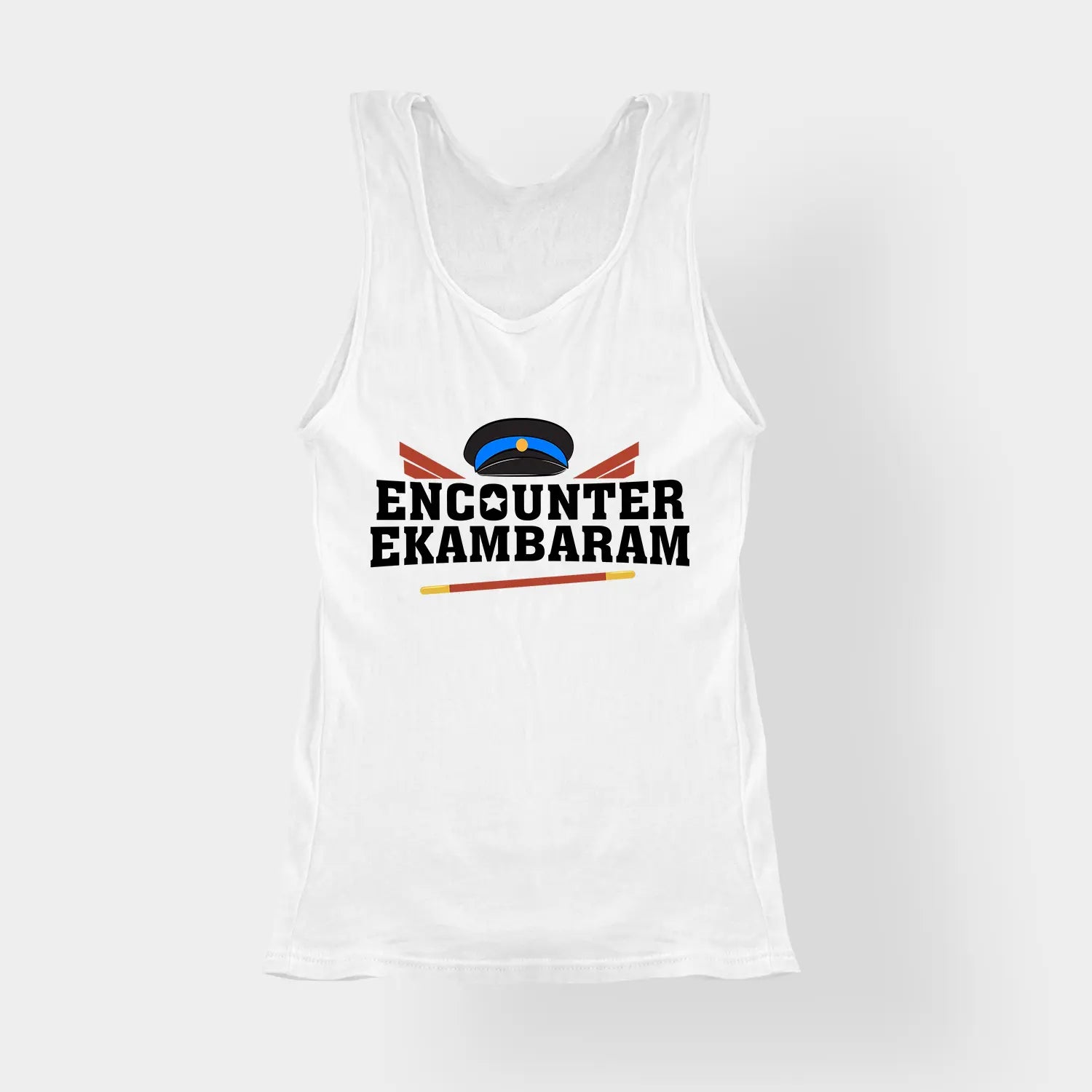 Encounter Ekambaram Women's Tank Top in White Color