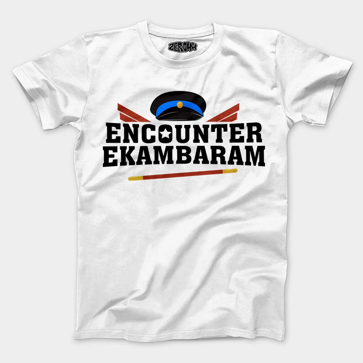 Encounter Ekambaram Men/Unisex T-Shirt in White Color