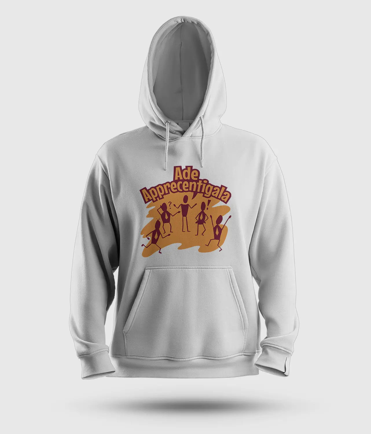 Ade Apprecentingala Men/Unisex Hoodie in White Color