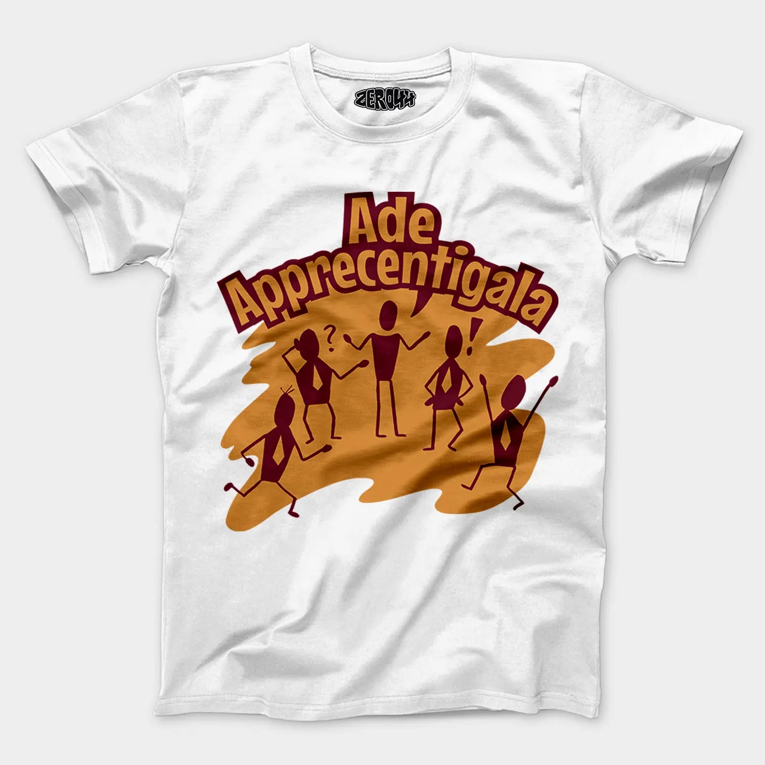 Ade Apprecentingala Men/Unisex T-Shirt in White Color