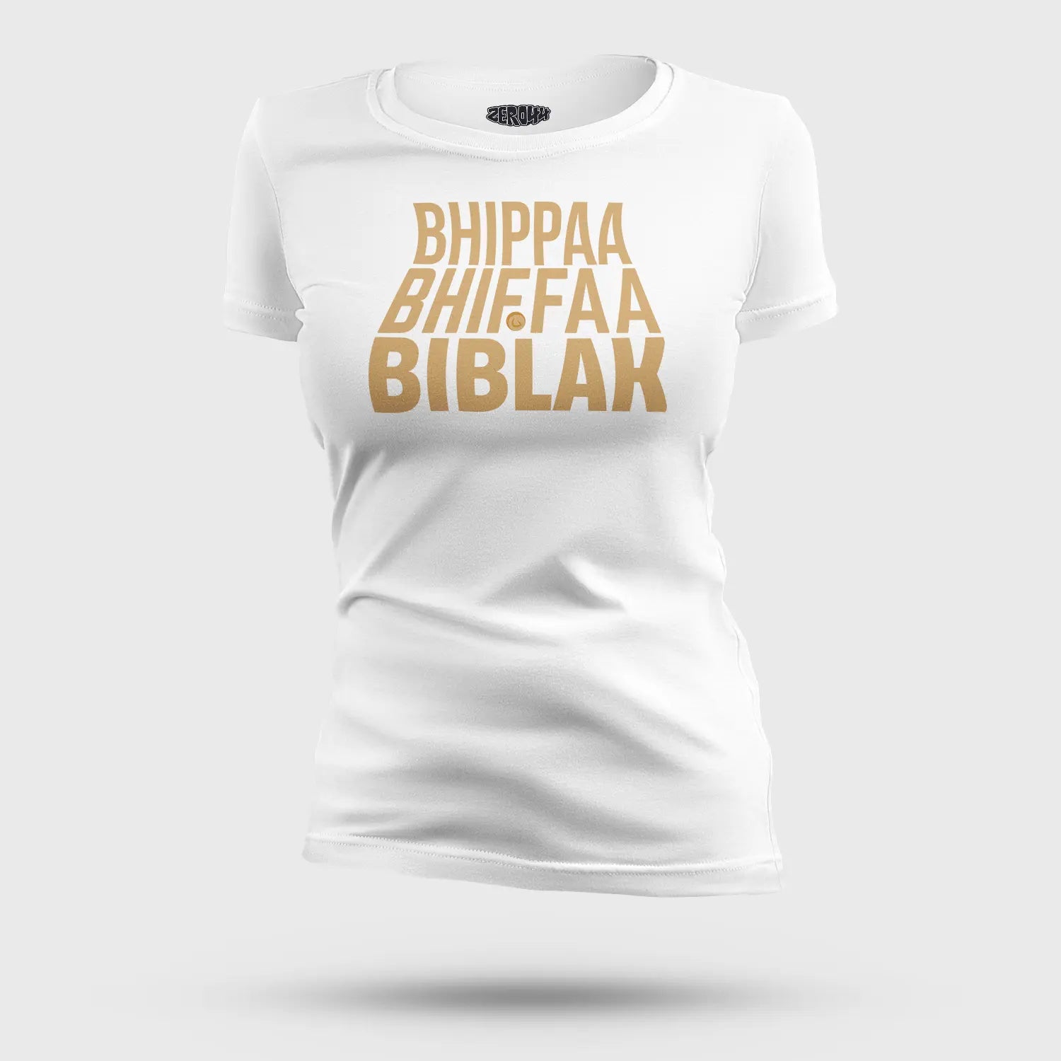 Bhippa Bhiffa Biblak Women's T-Shirt in White Color