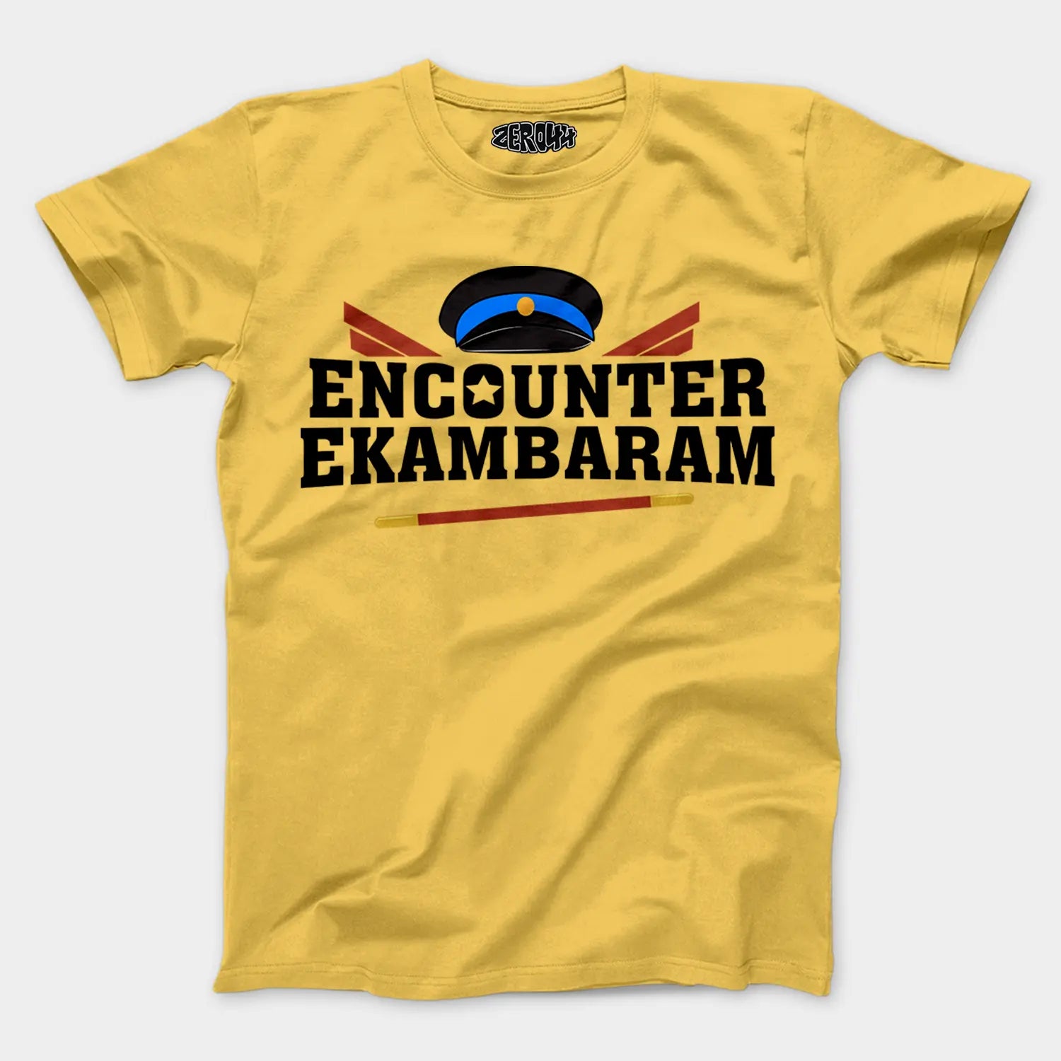 Encounter Ekambaram Men/Unisex T-Shirt in Yellow Color
