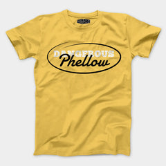 Dangerous Phellow Men/Unisex T-Shirt in Yellow Color