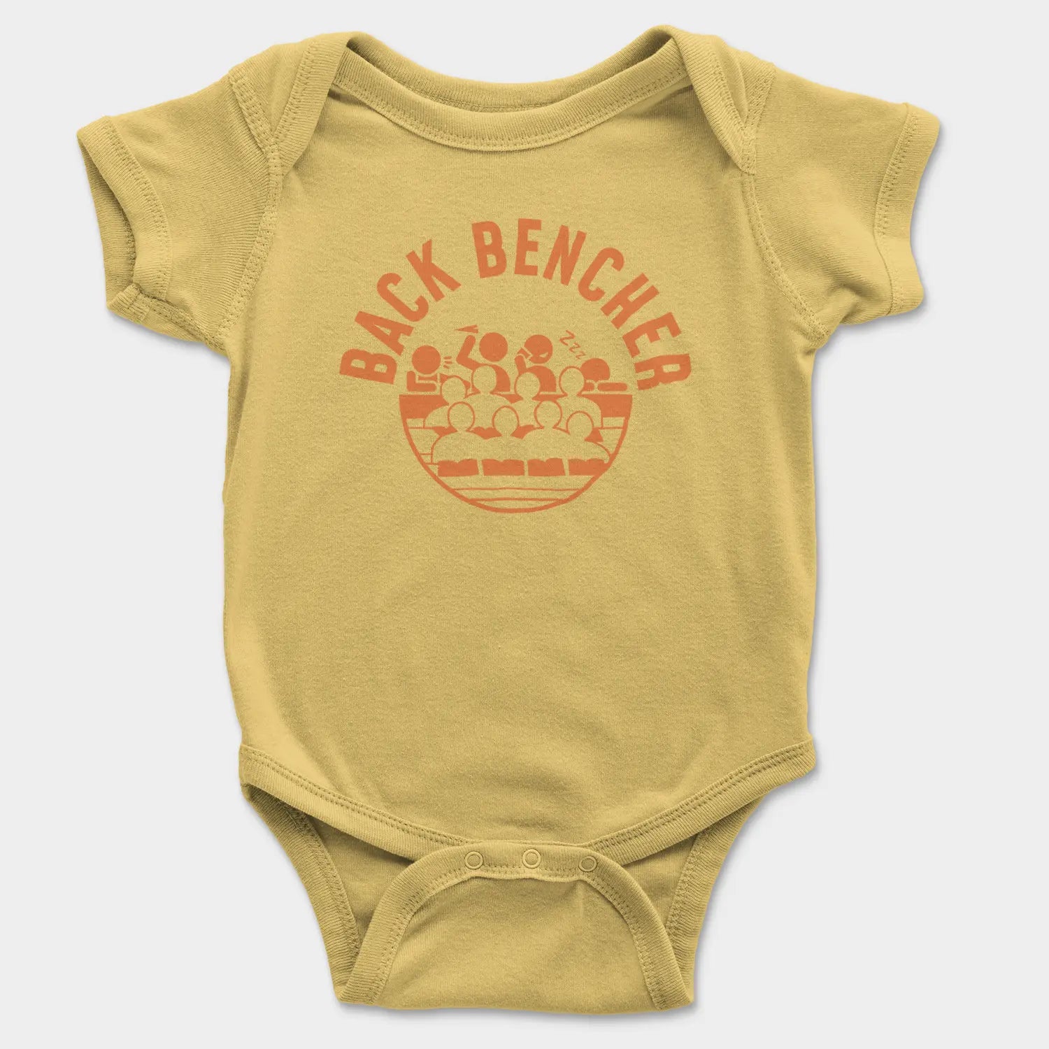 Back Bencher Onesie/Romper in Yellow Color